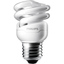 Philips energy-saving lamp spiral e27 screw e14 household ultra-bright chandelier bulb three-color daylight thread