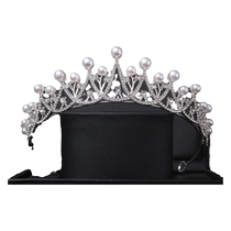 Bride Wedding Crown Veil Headdress Set 18 Coming of Age Ceremony Super Fairy Wedding Dress Crown Girl 18th Birthday