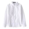 Romon children's white shirt lace long sleeves