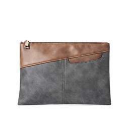 2024 New Retro Simple Men's Youth Clutch Style Korean Style Men's Bag Envelope Bag IPAD Bag Trendy Small Bag