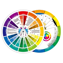 24 hue circle cmyk color card international standard color card color manual cardboard gold and silver advertising designer four-color printing chromatography book display universal Chinese color matching color card sample