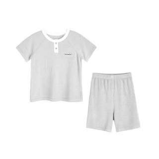 Domiamia儿童睡衣家居服套装竹纤维羊毛宝宝打底衣秋冬