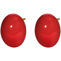 (Festival Limited) Bailan Red Bean Earrings 925 Silver Enamel Earrings Womens 2023 New ED3768