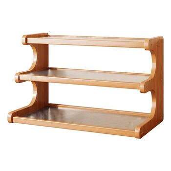 Desktop cup rack storage rack, multi-layer tea cups, coffee cups, tea sets, plush toy storage buckets on the living room countertop