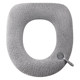 Thickened plush soft solid color toilet mat suitable for all seasons