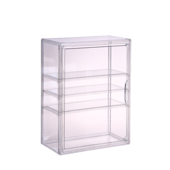 Labub display box transparent dustproof detachable partition board