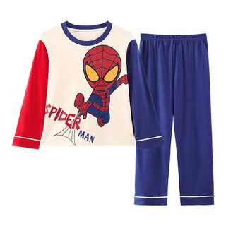 Children's boy pure cotton long sleeve cartoon spring and autumn set