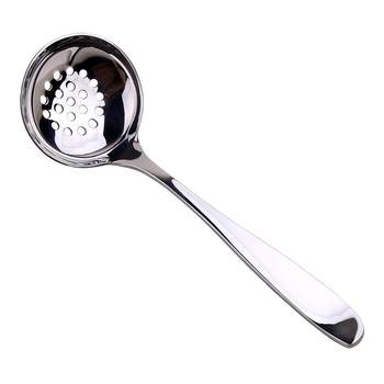 ledia stainless steel hot pot spoon colander 304 ບ່ວງໃຫຍ່ porridge ບ່ວງສາທາລະນະບ່ວງແກງ utensils