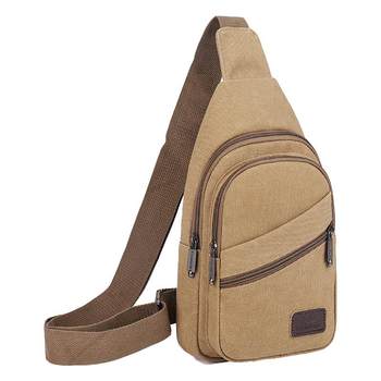 Canvas casual crossbody bag fashionable breast bag casual