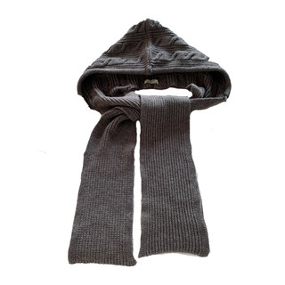 Korean style fashionable hat and scarf two-piece set