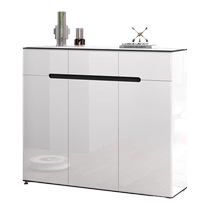 Luxury double-sided light luxury shoe cabinet home door slate large-capacity paint entry entrance cabinet storage cabinet balcony