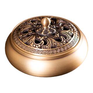 Copper Incense Burner Home Indoor Tea Ceremony Tray Box