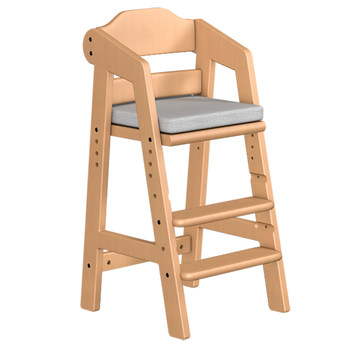 Japanese aooboy children's dining chair solid wood backrest