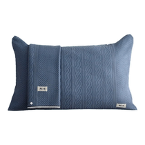 MUJI pillowcases anti-slip non-falling pair of high-end pillow covers cotton household gauze covers pillow covers