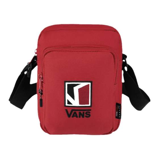 Genuine VANS Van Sisi Classic Black and White Chessboard Shoulder Pack Casual Outdoor Light Crossbody Bags Various Small Bags