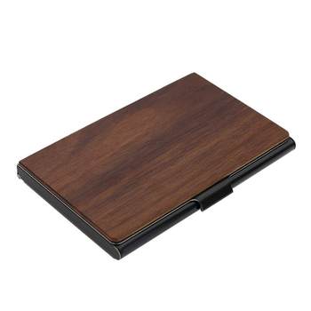 Business card holder business men's and women's wooden business card box with engraving