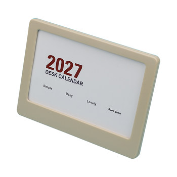 2027 vertical pull-out horizontal korean version desk calendar