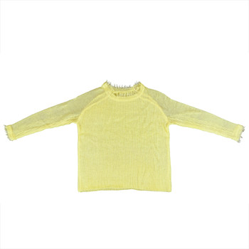 2024 spring mohair off-shoulder loose pullover Korean style hollow sweater for women ບາງ seahorse sweater sweater