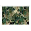 Forest healing no-wash antibacterial retro green doormat
