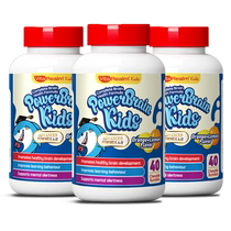 (Self-operated) VitaRealm Childrens DHA Infant Deep Sea Fish Oil Soft Capsules 40 capsules * 3 bottles
