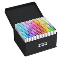 Falkalmark pen generation Double head Alcoholic Oily 1 Generation 48 Color 72 Color Painting Students Cartoon Pen visual Communication examination Industry FINECOLOUR Fine Arts Private Official Flagship Store