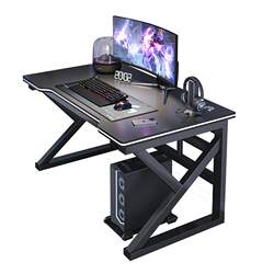 Computer Desk, Simple Desktop Gaming Table and Chair, Home Study Desk, Student Writing Desk, Bedroom Table, Work Desk, Office Desk