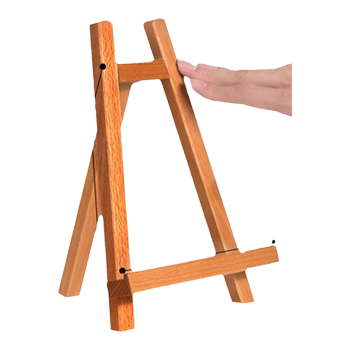 Green bamboo and beech desktop mini easel