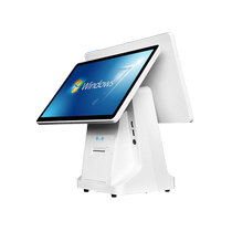 Catering and retail cash register all-in-one machine universal supermarket convenience store clothing milk tea shop smart touch dual-screen cash register scan code ordering docking Meituan computer cashier system all-in-one machine