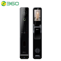 360 smart door lock V30 fingerprint password electronic door lock home smart dual camera large screen lock visible 214