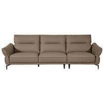 Gujia Home Ecological Cloud Leather Wear-Resistant and Scratch-Resistant Sofa Living Room Italian Fabric Sofa 2024 New Furniture 2209