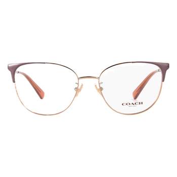 Coach retro cat eye comfortable and versatile metal glasses frame