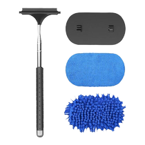 汽车前挡风玻璃除雾刷后视镜水刮器可伸缩多功能擦车神器除尘掸子