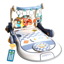 Pedal piano baby fitness stand 2-in-1 toy for male babies 0 to 3 months old to lie down and play