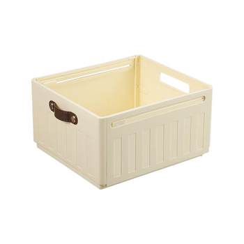Two-way telescopic storage box