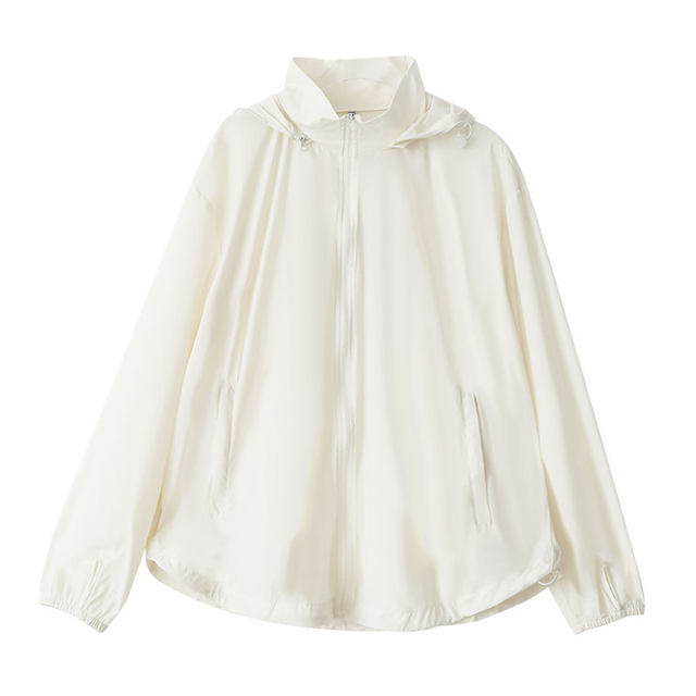Baduqiu Ice Silk Sun Protection Clothing Women's Summer Lightweight Breathable Large ເຄື່ອງນຸ່ງປ້ອງກັນແສງແດດ Jacket Anti-UV Skin Clothing