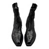 Stitched chunky heel work boots for men and women retro wizard boots