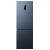 Meiling refrigerator 271 liter three-door home rental dormitory small first-class energy-saving low-noise air-cooled frost-free 48