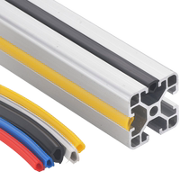 Aluminum profile sealing strip profile edge strip sealing strip decorative flat seal 2020 3030 4040