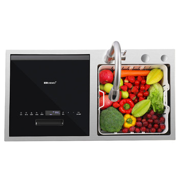 Diemei x3 dishwasher sink integrated ultrasonic flat inlay
