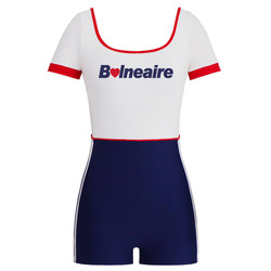 BE Fan De'an Little Red Heart Series Back Boxer ງາມແບບຊຸດລອຍນ້ຳແບບ Sunscreen Sports Technology Body Shaping 2023 New Style