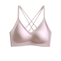 Catman Bra Womens Wireless Bra Underwear Small Breast Exhibition Enlargement Accessory Breast Crossing Beautiful Back Gathering Anti-Sagging