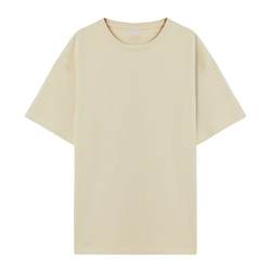 Netease Yanxuan men's short-sleeved t-shirt couple white t with pure cotton loose solid color 2023 new half-sleeved all-match