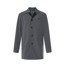 Lilanz Official Windbreaker Jacket Men's Mid-Length 2024 Spring Casual Lapel Business Coat