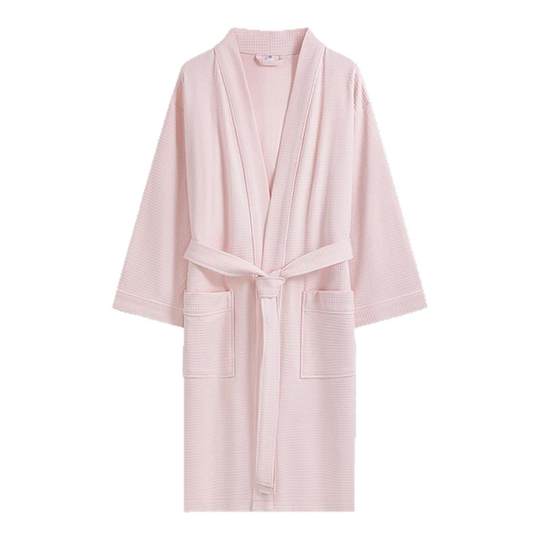 Sanli Bademantel aus reiner Baumwolle für Damen, saugfähig und schnell trocknend 7A antibakteriell