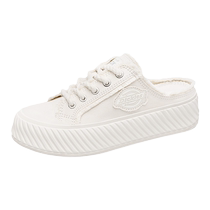 Dickies – chaussures en toile pour hommes chaussures blanches demi-glissantes pantoufles paresseuses nouvelle collection été 2024