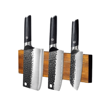 (Direct sales) Sanbonsheng Japanese kitchen knife combination household slicing knife knife holder Santoku knife kitchen knife steel seal