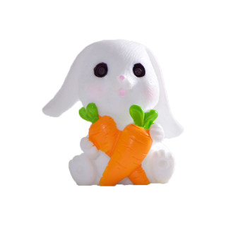 Cartoon resin bunny doll children's room decoration