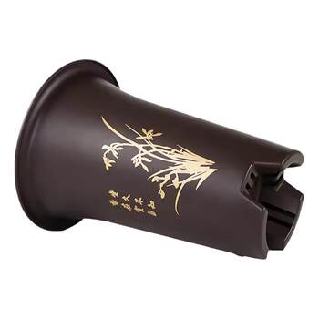 Resin material imitation purple sand flower pot thickened