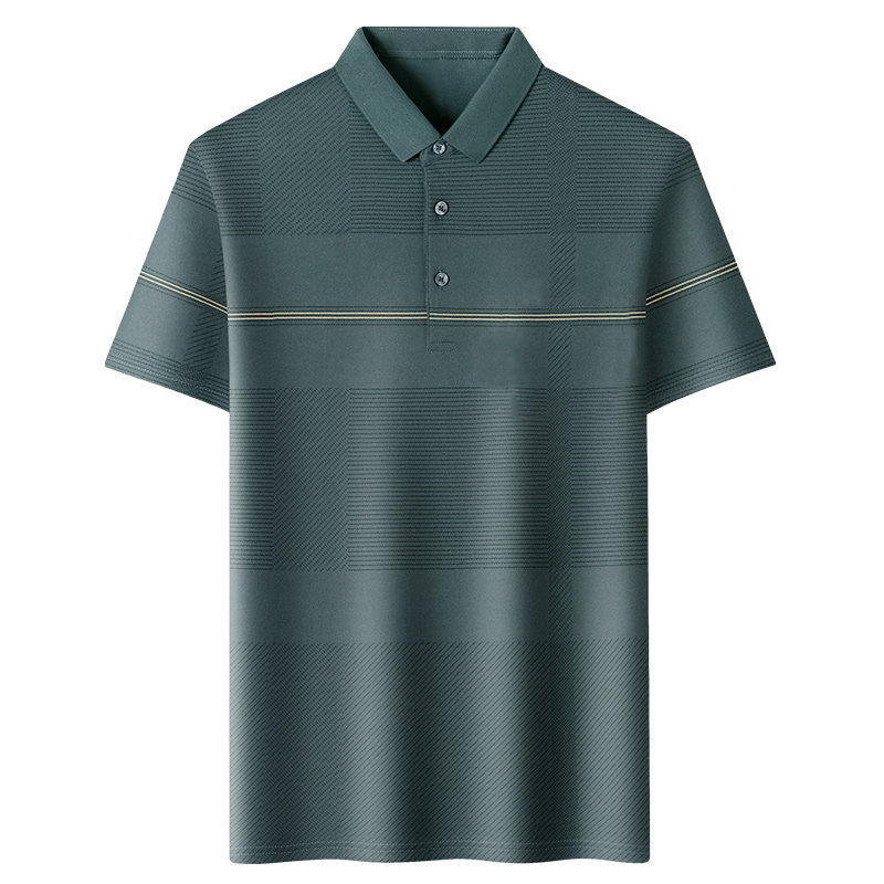 Dad Summer Ice Silk Cotton Short Sleeve T-Shirt