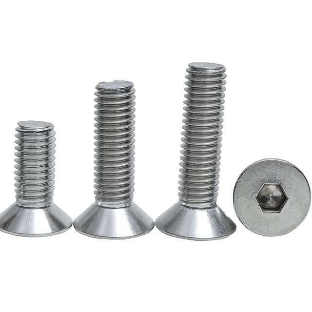 Flat head countersunk hexagon screw 304 stainless steel